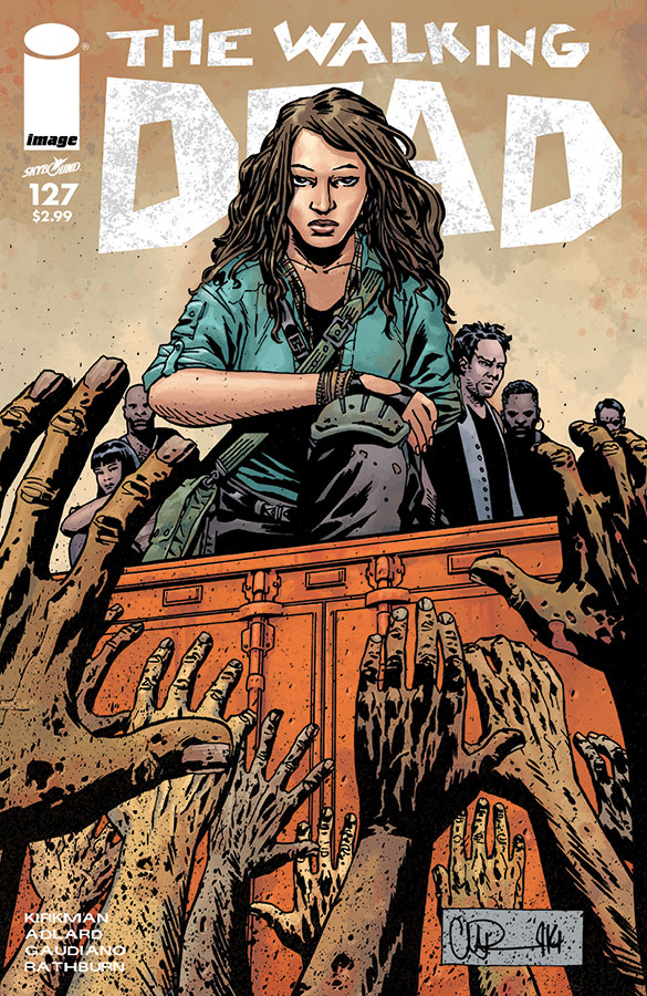 Cover to The Walking Dead #127 (image/skybound, 2014)